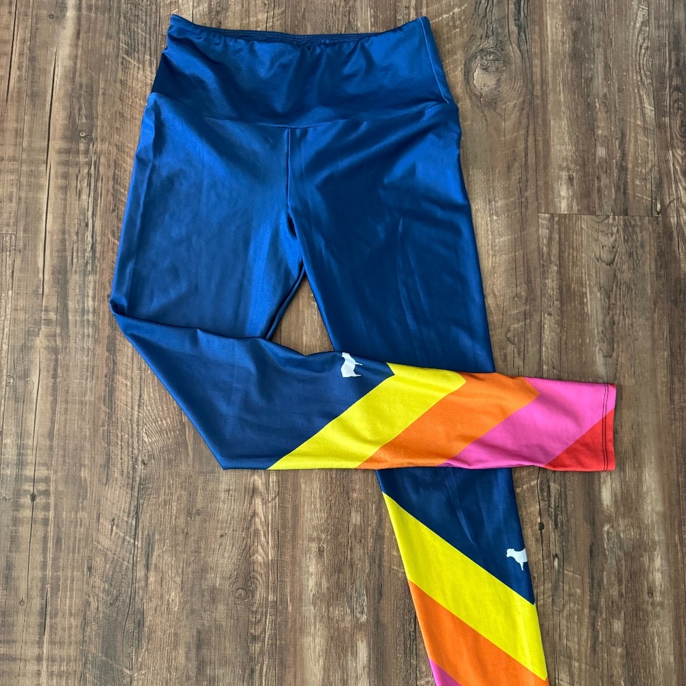 Goldsheep stripe legging size M